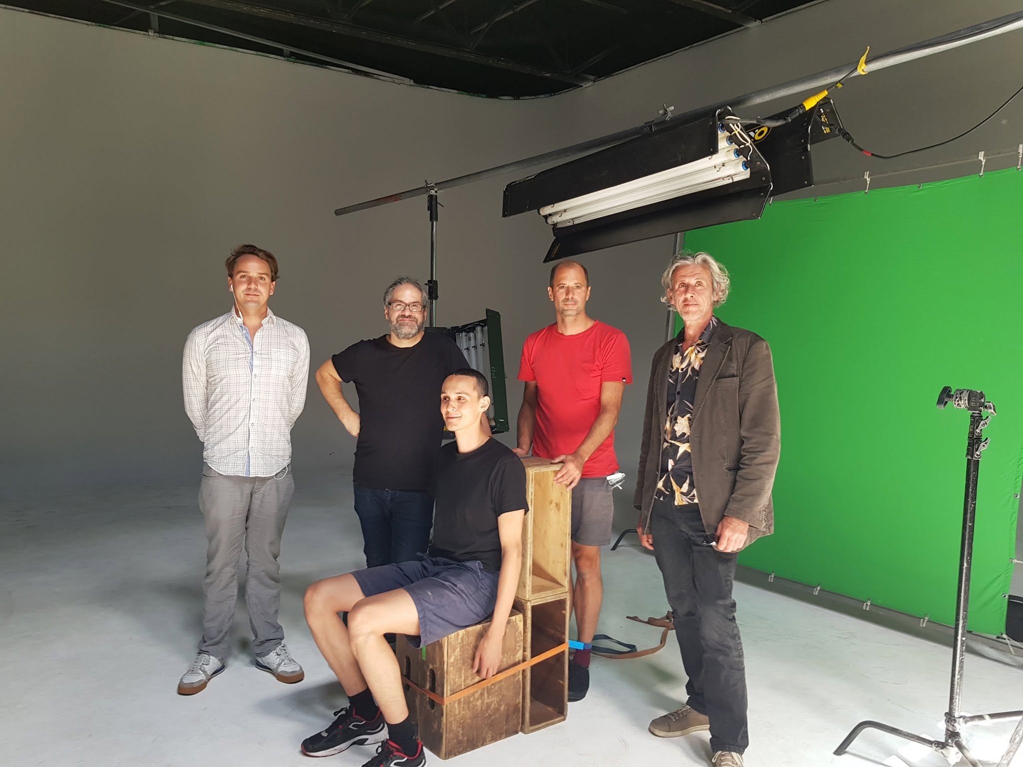 screen-o-delics Team im Studio